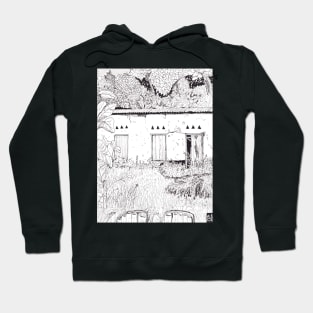 Garden Session Di Linh Vietnam Pen and Ink Illustration Hoodie